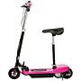 Homcom Steel Electric Scooter, Folding E-scooter With Warning Bell, 15km/h Maximum Speed, For 4-14 Years Old, Pink