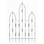 Triple Centre Point Gothic Screen Black