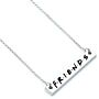 Friends Silver Plated Necklace Logo