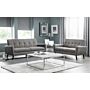 Monza 2 Seater Compact Retro Sofa - Grey