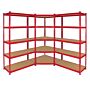 Z-rax 90cm Racking Bundle: Corner Shelving And 2 Garage Racking Bays