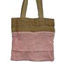 Pure Soft Jute And Cotton Mesh Bag - Rose