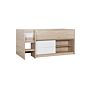 Leyton Cabin Bed White & Oak Effect