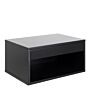 Cholet Square Bedside Table With 1 Drawer In Black