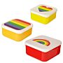 Lunch Boxes Set Of 3 (s/m/l) - Somewhere Rainbow