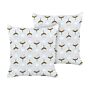 Set Of 2 Outdoor Cushions Light Green Polyester 45 X 45 Cm Square Geometric Print Pattern Scatter Pillow Garden Patio