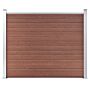 Vidaxl Fence Panel Wpc 180x146 Cm Brown