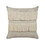 Decorative Cushion Beige Cotton 45 X 45 Cm With Tassels