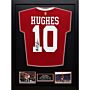 Manchester United Fc 1985 Hughes Signed Shirt (framed)