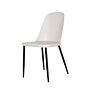 Aspen Duo Chair, Calico Plastic Seat With Black Metal Legs (pair)