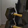 Sportnow Five-tier Dumbbell Storage Rack, For Home Gym Exercise - Black