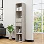 Vidaxl Book Cabinet Concrete Grey 36x30x171 Cm Engineered Wood