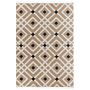 Area Rug Beige Jute Cotton 160 X 230 Cm Braided Handmade With Tassels Natural Boho Style Textile