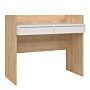 Function Plus Desk 2 Drawers In Jackson Hickory And White