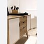 Scandi Oak 2 Door Sideboard White