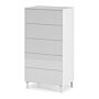 Arctic Chest 5 Drawer White 007835bo