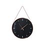 Wall Clock Black Copper Frame Synthetic Material Ø 30 Cm Modern Design Hanging Decor