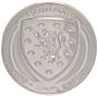 Scottish Fa Silver Plated Crest Badge