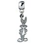 Looney Tunes Silver Plated Charm Bugs Bunny