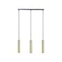 Hanging Lamp Brass Steel 100 Cm 3-light Round Shades Modern Design Kitchen Dining Room