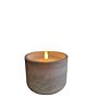 Led Cement Circular Candlepot 12x8cm