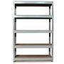 Q-rax Grey Metal Shelving Units - 120cm X 180cm X 50cm