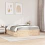 Vidaxl Bed With Mattress 140x200 Cm Solid Wood Pine