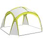 Outsunny 3.5 X 3.5m Camping Gazebo, Outdoor Event Shelter Dome Tent Garden Sun Shelter Patio Spire Arc Pavilion Camp Sun Shade, Green