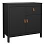 Barcelona Sideboard 2 Doors + 1 Drawer In Matt Black