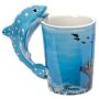 Fun Collectable Whale Shark Shaped Handle Ceramic Mug