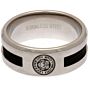 Leicester City Fc Black Inlay Ring Small