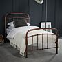 Halston 3.0ft Single Copper Bed