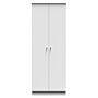 Yarmouth Tall Plain Wardrobe In White