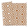 Outsunny Reversible Outdoor Rug With Carry Bag And Ground Stakes, Waterproof Plastic Straw Mat, Beach Brown & White