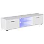 Cosmo 2 Door Led Tv Unit, 160cm, White