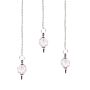 Facted Gemstone Pendulum - Rock Quartz