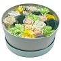 Round Box - Spring Celibrations - Yellow & Greens