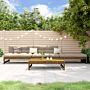 Vidaxl 4 Piece Garden Lounge Set Honey Brown Solid Wood Pine