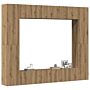 Vidaxl Wall Mounted Tv Cabinets 8 Pcs Artisan Oak Engineered Wood