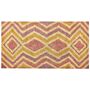 Area Rug Multicolour Cotton 80 X 150 Cm Rectangular Hand Tufted Modern Abstract Decor