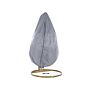 Hanging Chair Cover Grey Pvc Polyester 210 X 120 Cm Protective Rain Cover For Outdoor Furniture