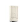 Cameo Combination Wardrobe - Stone White