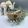 Wooden Smudge And Ritual Offerings Bowl - Tree Of Life - 13x7cm