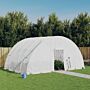 Vidaxl Greenhouse With Steel Frame White 24 M² 6x4x2.85 M