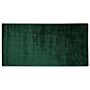 Area Rug Green Viscose 80 X 150 Cm Tufted Low Pile