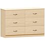 Riano 6 Drawer Chest, Pine