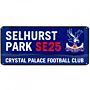 Crystal Palace Fc Colour Street Sign