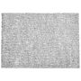 Shaggy Area Rug Grey Melange 160 X 230 Cm Modern High-pile Machine-tufted Rectangular Carpet