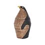 Wicker Penguin Basket Natural Water Hyacinth Woven Toy Hamper Child's Room Accessory