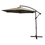 Beige Cantilever Parasol & Square Base